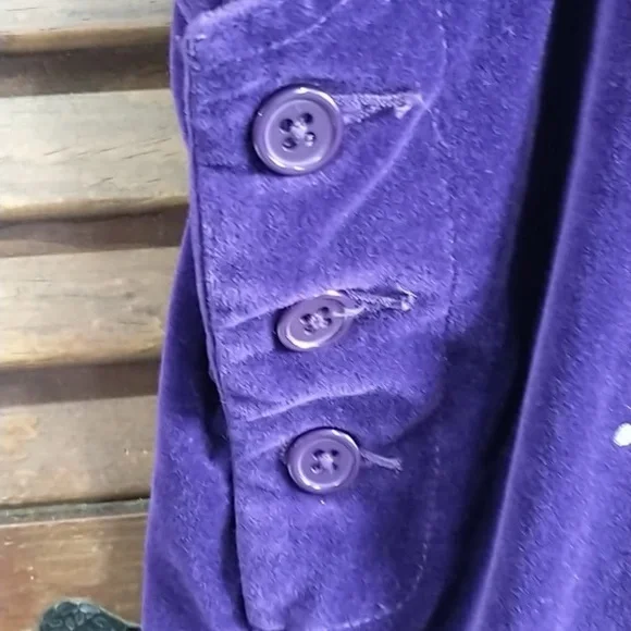 Vintage Quacker FactoryJumper Dress Tunic Size large Purple Presents Gifts - Picture 9 of 10